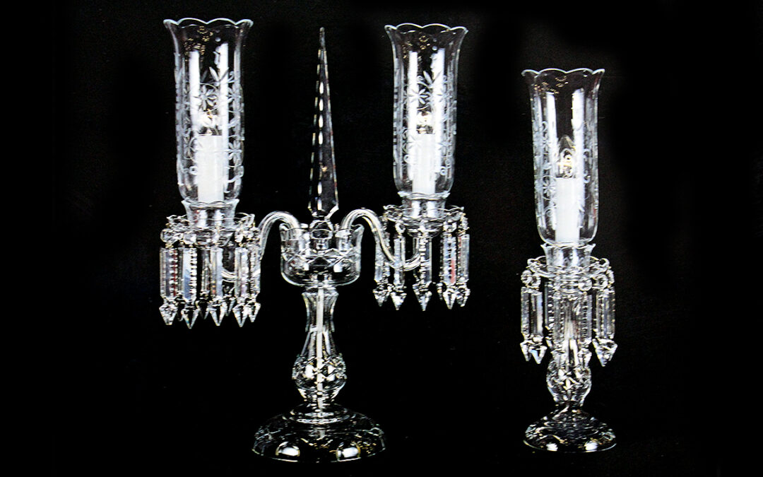 Candelabros de cristal